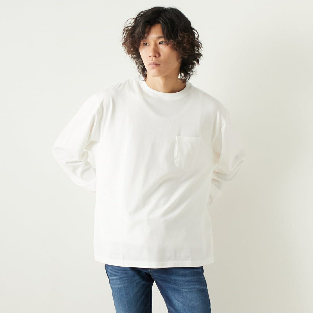 DENHAM [デンハム] 7ポケット ロングスリーブTシャツ [7-POCKET-LS-TEE]