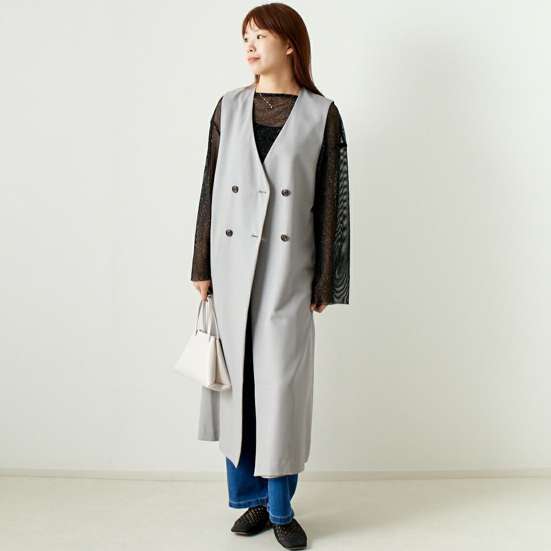 77 ｸﾞﾚｰ&&モデル身長：167cm 着用サイズ：2&&