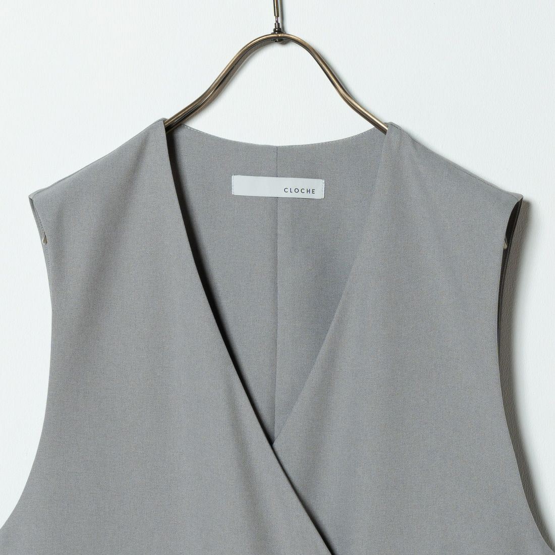 CLOCHE [クロシェ] ロングダブルボタンジレ [41085002] 77 ｸﾞﾚｰ