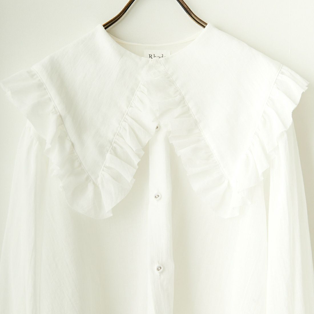 RhodolirioN [ロドリリオン] スペンサーシャツ [OR721] A-WHITE