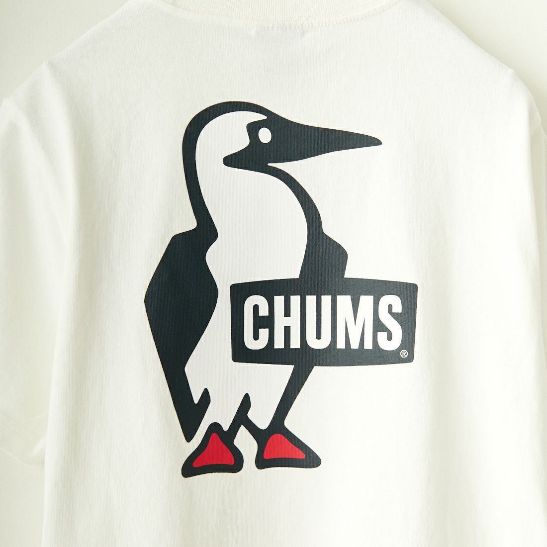 CHUMS [チャムス] ブービーロゴTシャツ [CH01-2279] W001 WHITE