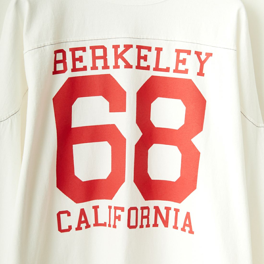 ILL ONE EIGHTY [イル ワンエイティ] BERKELEY 68 フットボールTシャツ [ILL241-22] WHITE