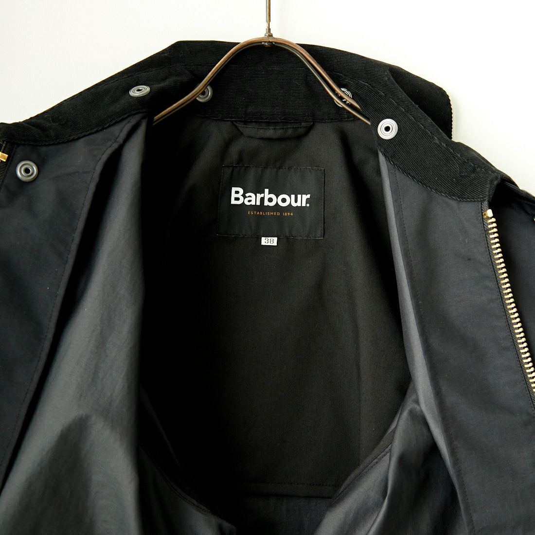Barbour [バブアー] BORROWDALE / ボロウデイル ショートブルゾン [241MCAG013] 20 BLACK