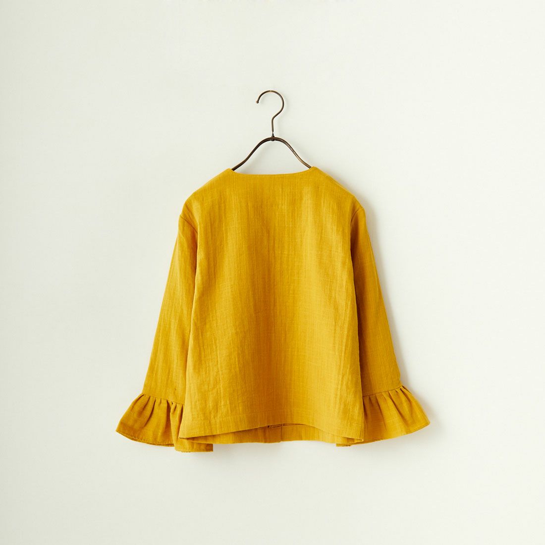 ILL ONE EIGHTY [イル ワンエイティ] フリルブラウス [ILL241-42] MUSTARD