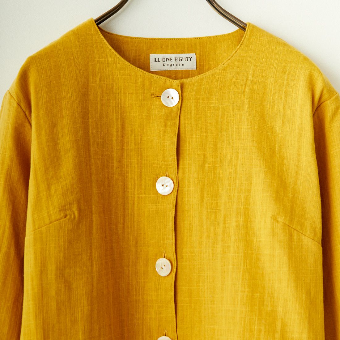 ILL ONE EIGHTY [イル ワンエイティ] フリルブラウス [ILL241-42] MUSTARD
