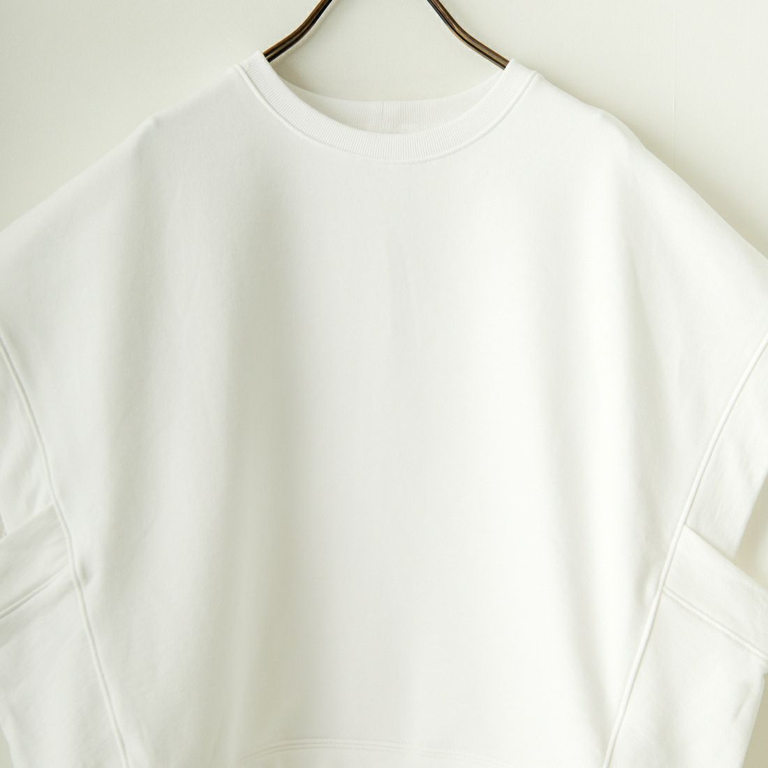 MICA&DEAL [マイカアンドディール] ワイドスリーブレスTシャツ [0124109003] WHITE