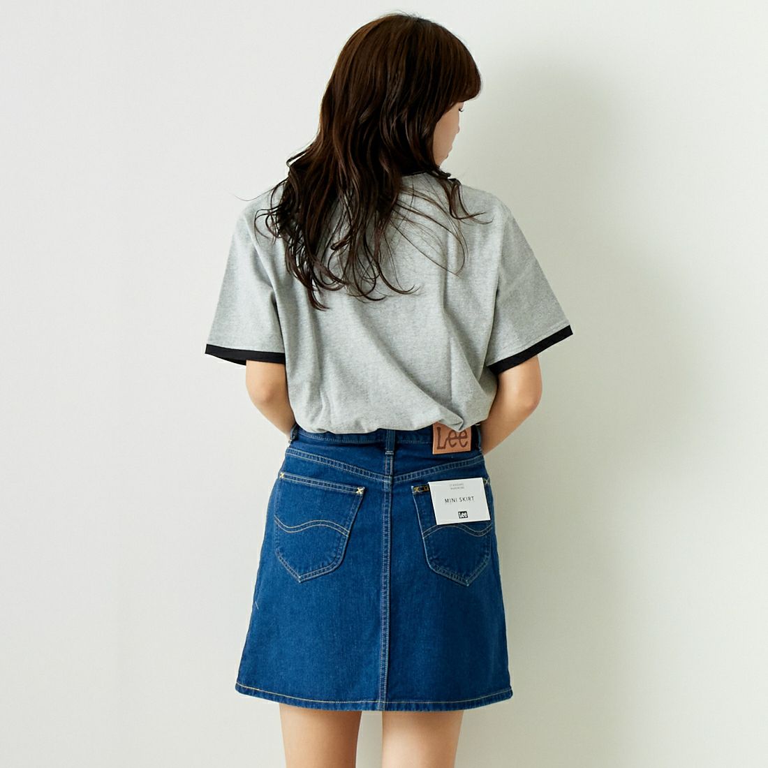 RVCA [ルーカ] ファイヤーブランド リンガーTシャツ [BE041-236] ATH &&モデル身長：167cm 着用サイズ：S&&
