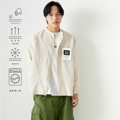 1 O.WHITE&&モデル身長：179cm 着用サイズ：M&&