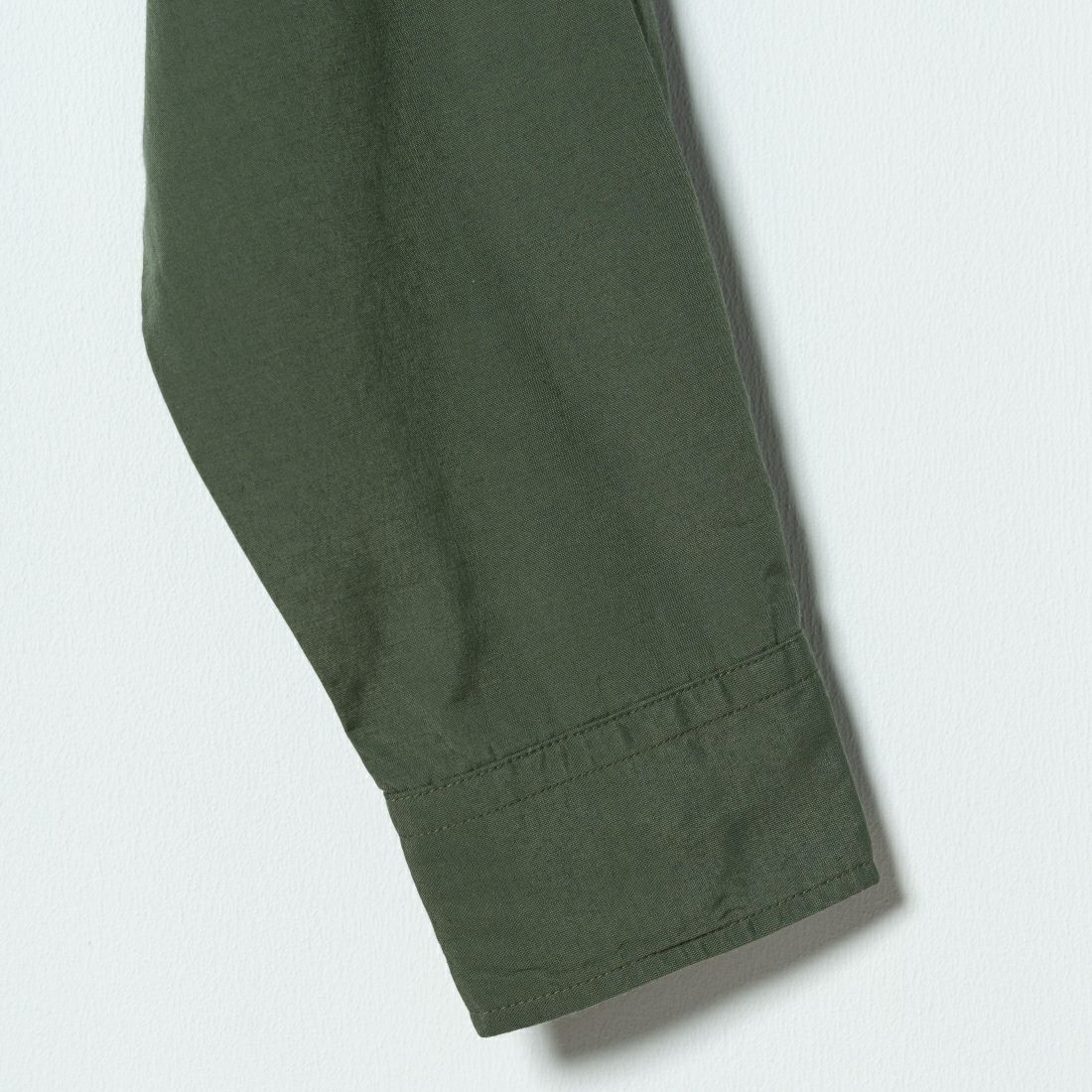 Jeans Factory Clothes [ジーンズファクトリークローズ] ロングスリーブ テックリネンバンドカラーシャツ [EPC-41100] 5 OLIVE