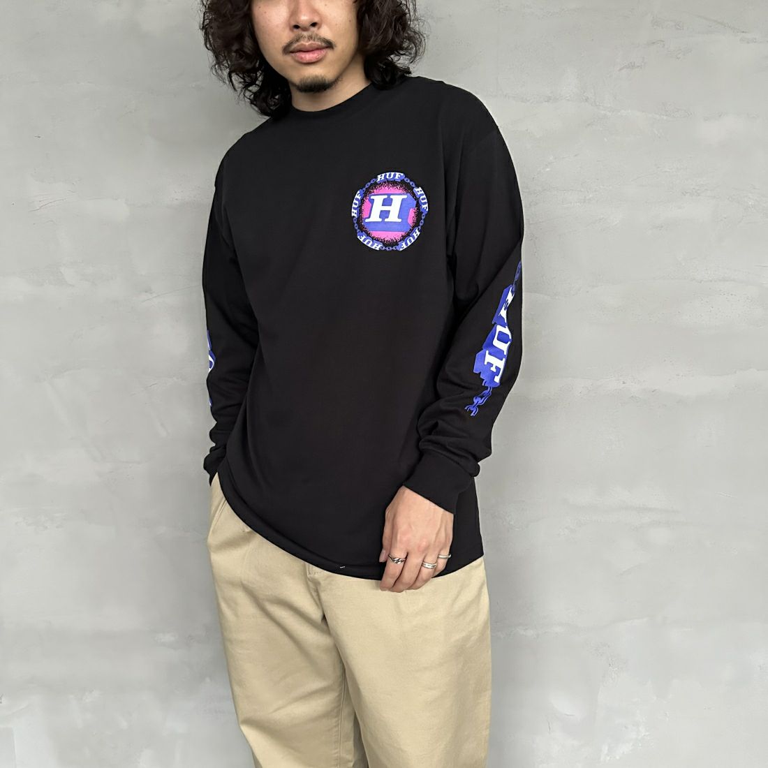 HUF [ハフ] DEPENDABLE ロングスリーブプリントTシャツ [TS02169