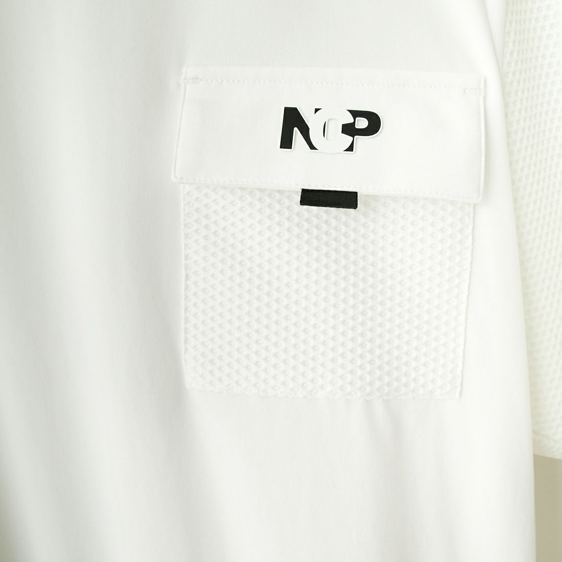 NCP [エヌシーピー] モックネックポケットTシャツ [NCP-PM0024] WHITE