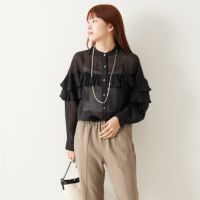 88 ﾌﾞﾗｯｸ&&モデル身長：167cm 着用サイズ：2&&