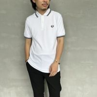 FRED PERRY [フレッドペリー] ティップライン ロゴ刺繍ポロシャツ [M3600]