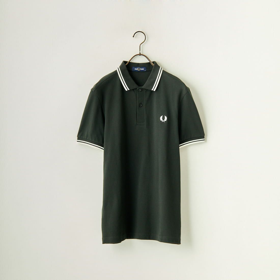 FRED PERRY [フレッドペリー] ティップライン ロゴ刺繍ポロシャツ [M3600] T50 NIGHT