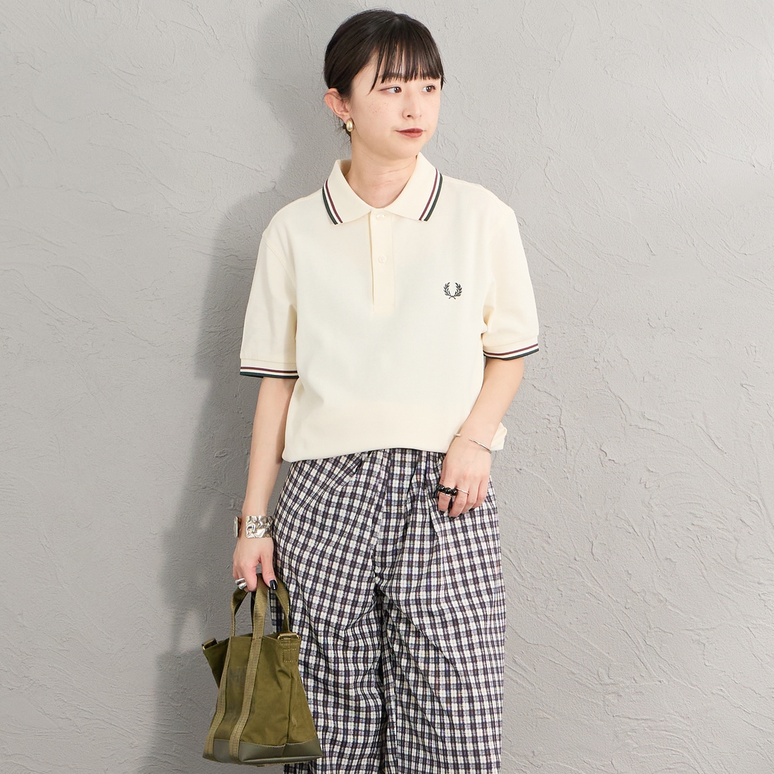 Y31 NAVY/CK&&モデル身長：167cm 着用サイズ：S&&