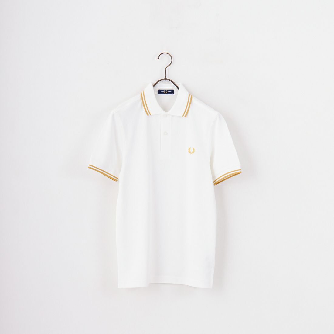 FRED PERRY M3600 ロゴ刺繍 ポロシャツ Sサイズ FRED PERRY フレッドペリー ポロシャツ TWIN TIPPED SHIRT M3600
