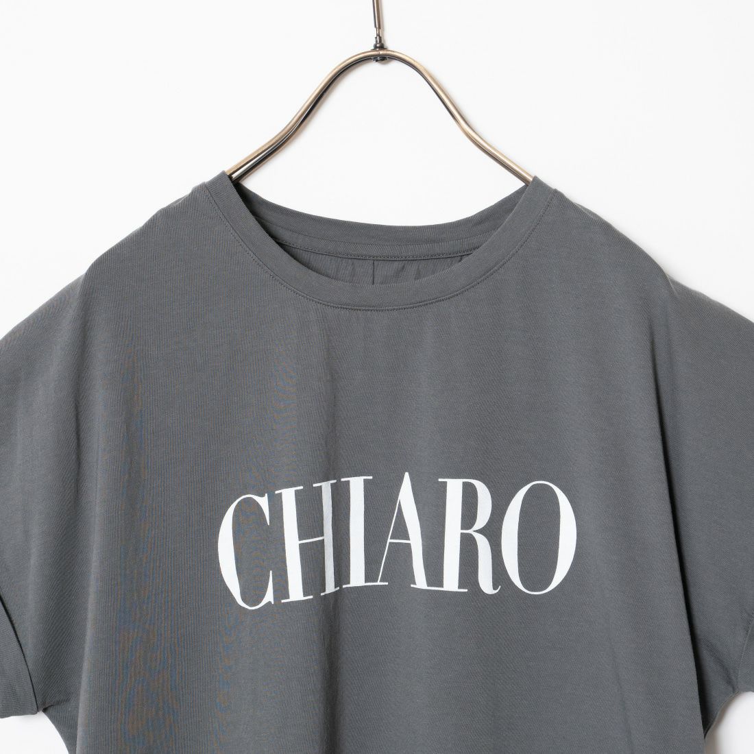 MICA&DEAL [マイカアンドディール] CHIARO プリントTシャツ [0124109004] GRAY