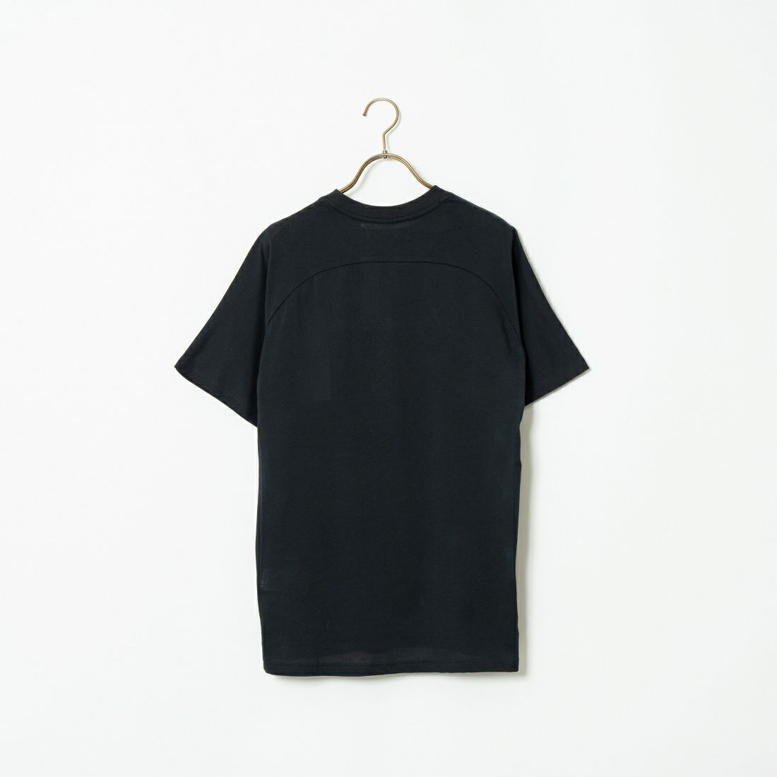1PIU1UGUALE3 RELAX [ウノ ピゥ ウノ ウグァーレ トレ] ダブルロゴ半袖Tシャツ [UST-24003] SN90 BLACK
