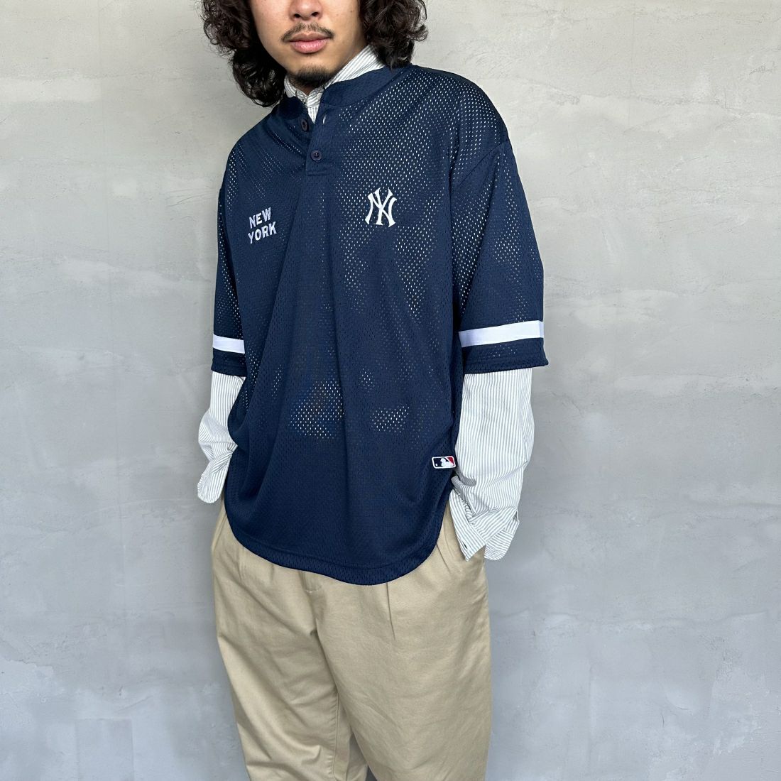 NAVY/NY&&モデル身長：173cm 着用サイズ：M&&