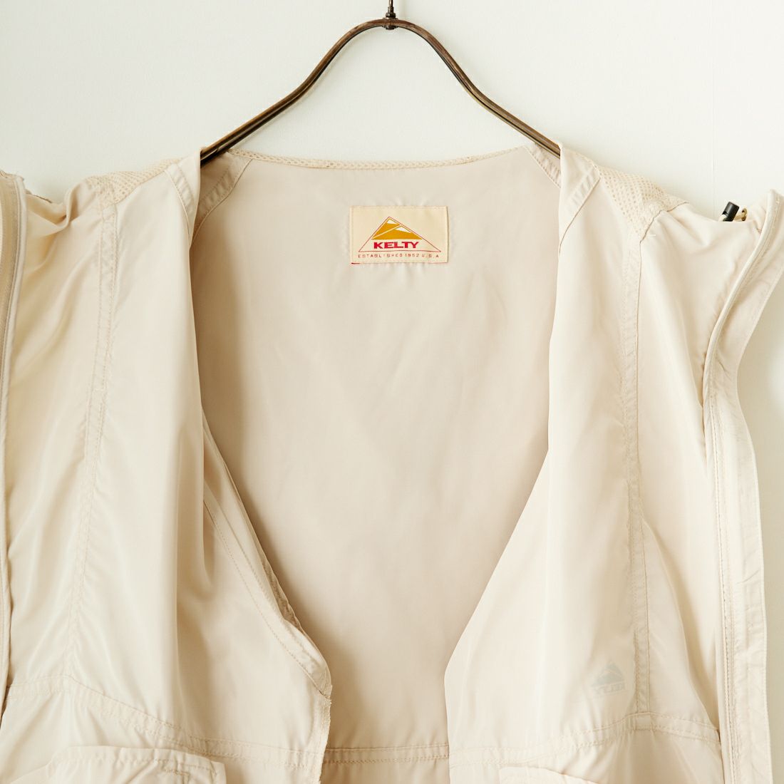 KELTY [ケルティ] 別注 ナイロンタフタ フードジャケット [KE242W10IN01-JF] ｱｲﾎﾞﾘｰ