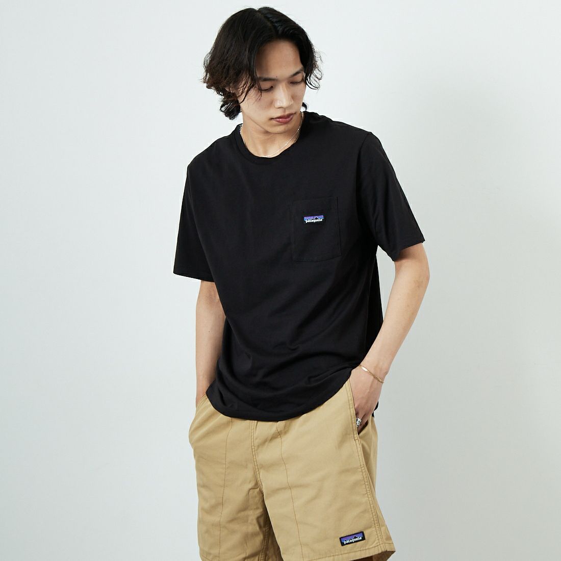 BLK&&モデル身長：179cm 着用サイズ：M&&