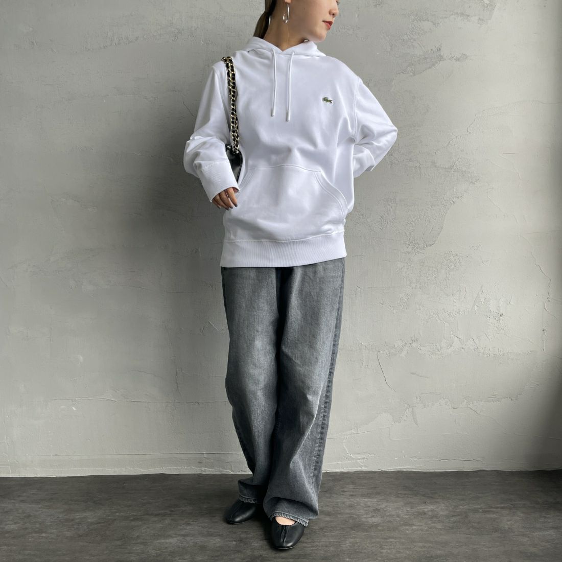 LACOSTE [ラコステ] プレミアムスウェットフーディー [SH6925