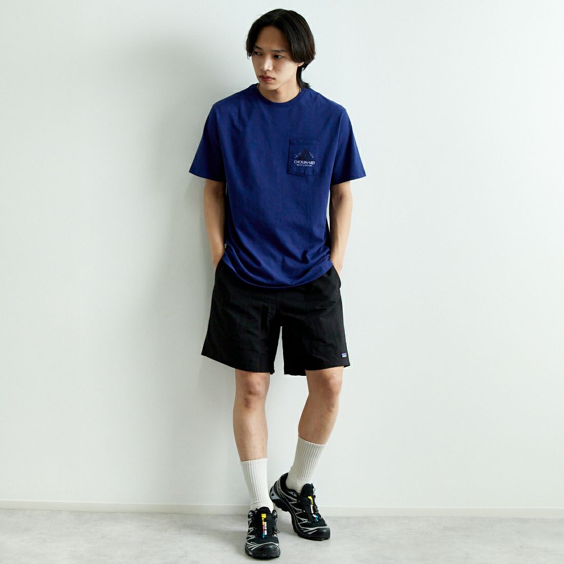 patagonia [パタゴニア] メンズ バギーズ ロング [58035] BOB &&モデル身長：179cm 着用サイズ：M&&