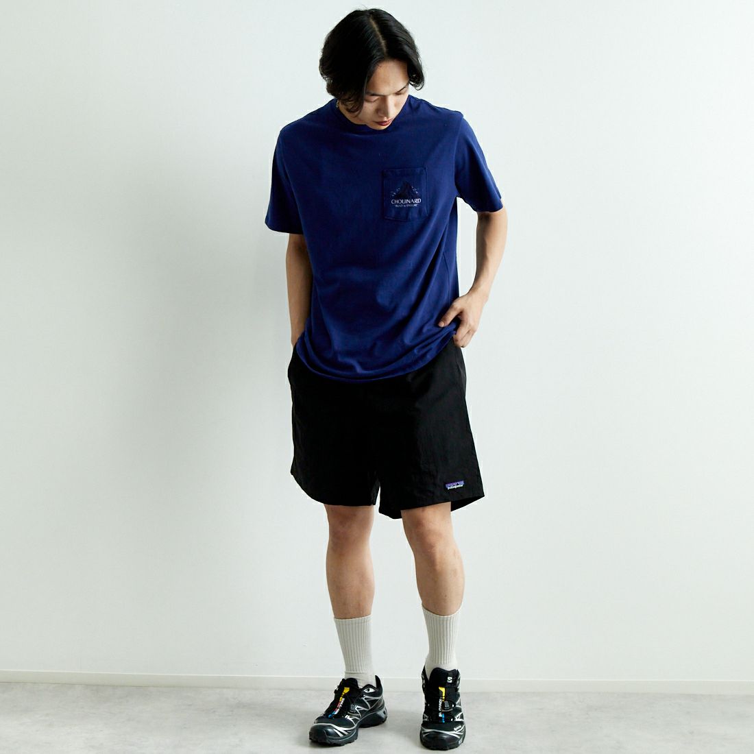 patagonia [パタゴニア] メンズ バギーズ ロング [58035] BOB &&モデル身長：179cm 着用サイズ：M&&