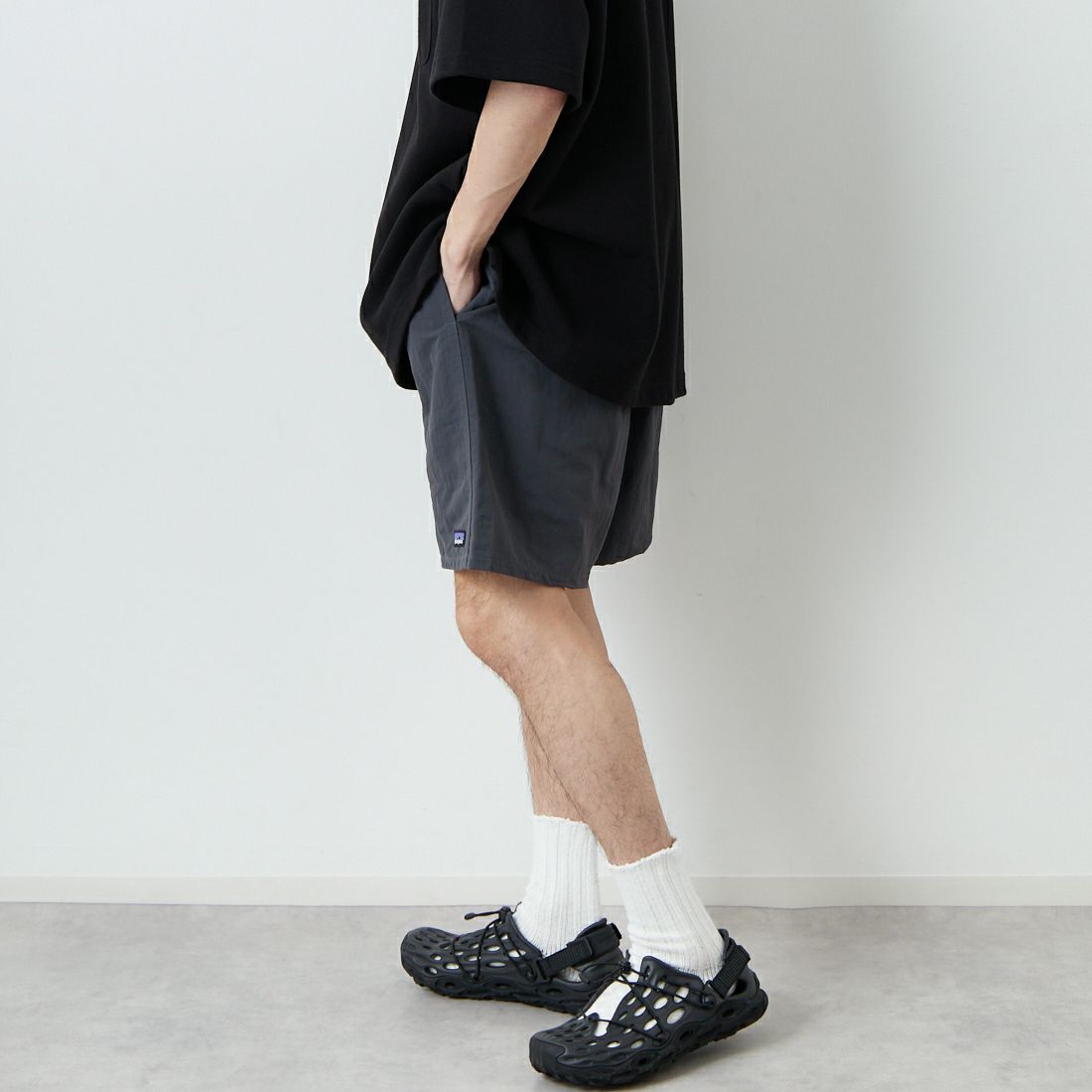 patagonia [パタゴニア] メンズ バギーズ ロング [58035] FGE &&モデル身長：168cm 着用サイズ：M&&