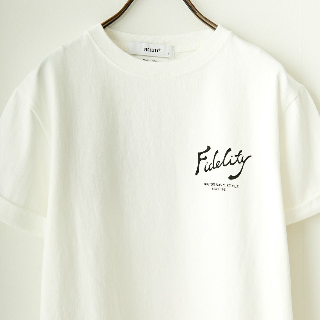 FIDELITY [フィデリティ] アンカーロゴプリントTシャツ [FH-24575403] 06 OFF WHI