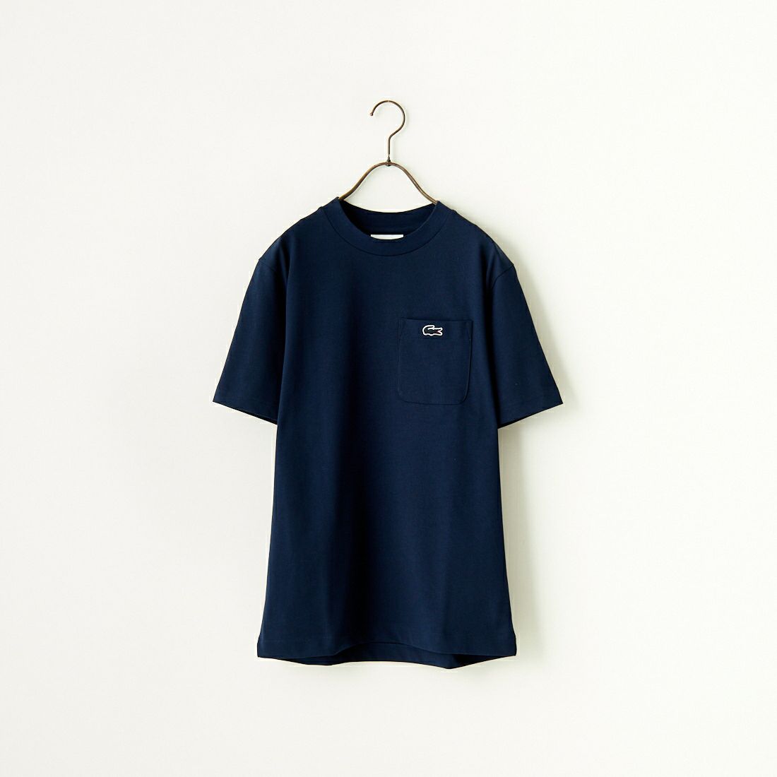 コステ] アウトラインクロックポケットTシャツ [TH5581] 166 NAVY