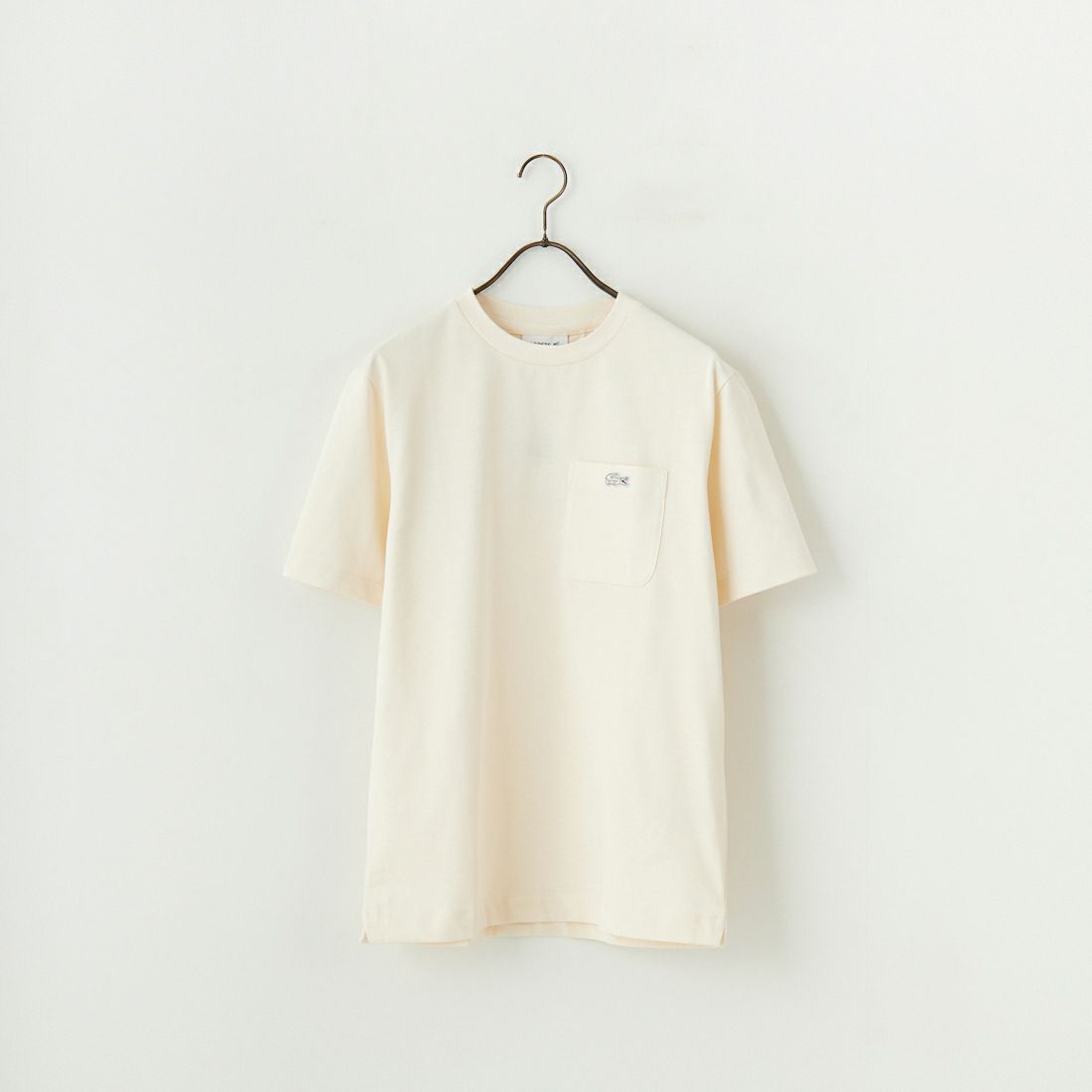 コステ] アウトラインクロックポケットTシャツ [TH5581] XFJ ECRU