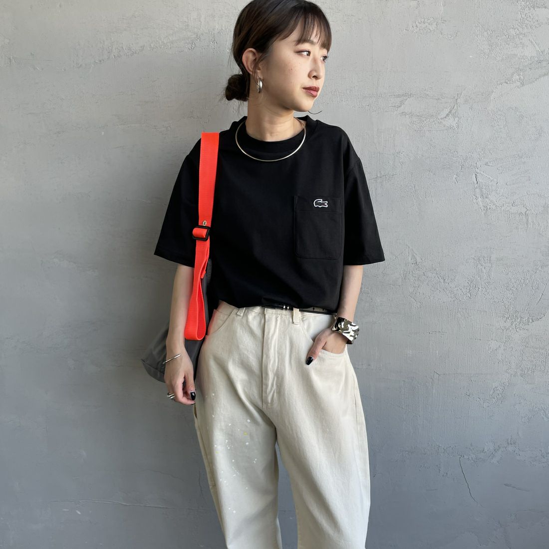 031 BLACK&&モデル身長：150cm 着用サイズ：2&&