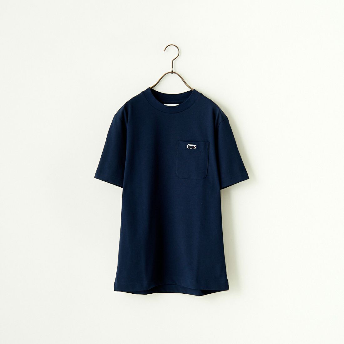 LACOSTE [ラコステ] アウトラインクロックポケットTシャツ [TH5581] 166 NAVY