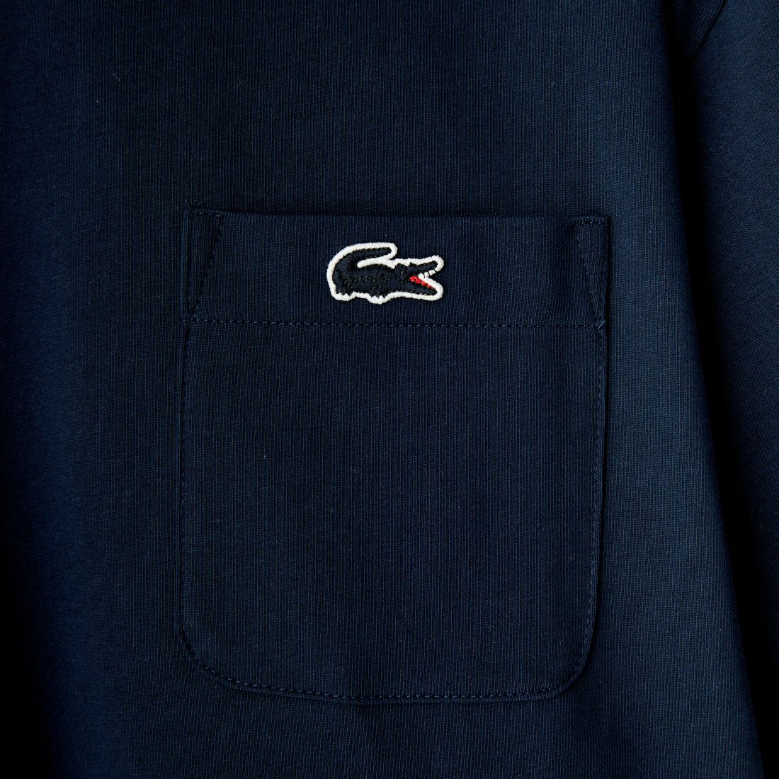 LACOSTE [ラコステ] アウトラインクロックポケットTシャツ [TH5581] 166 NAVY