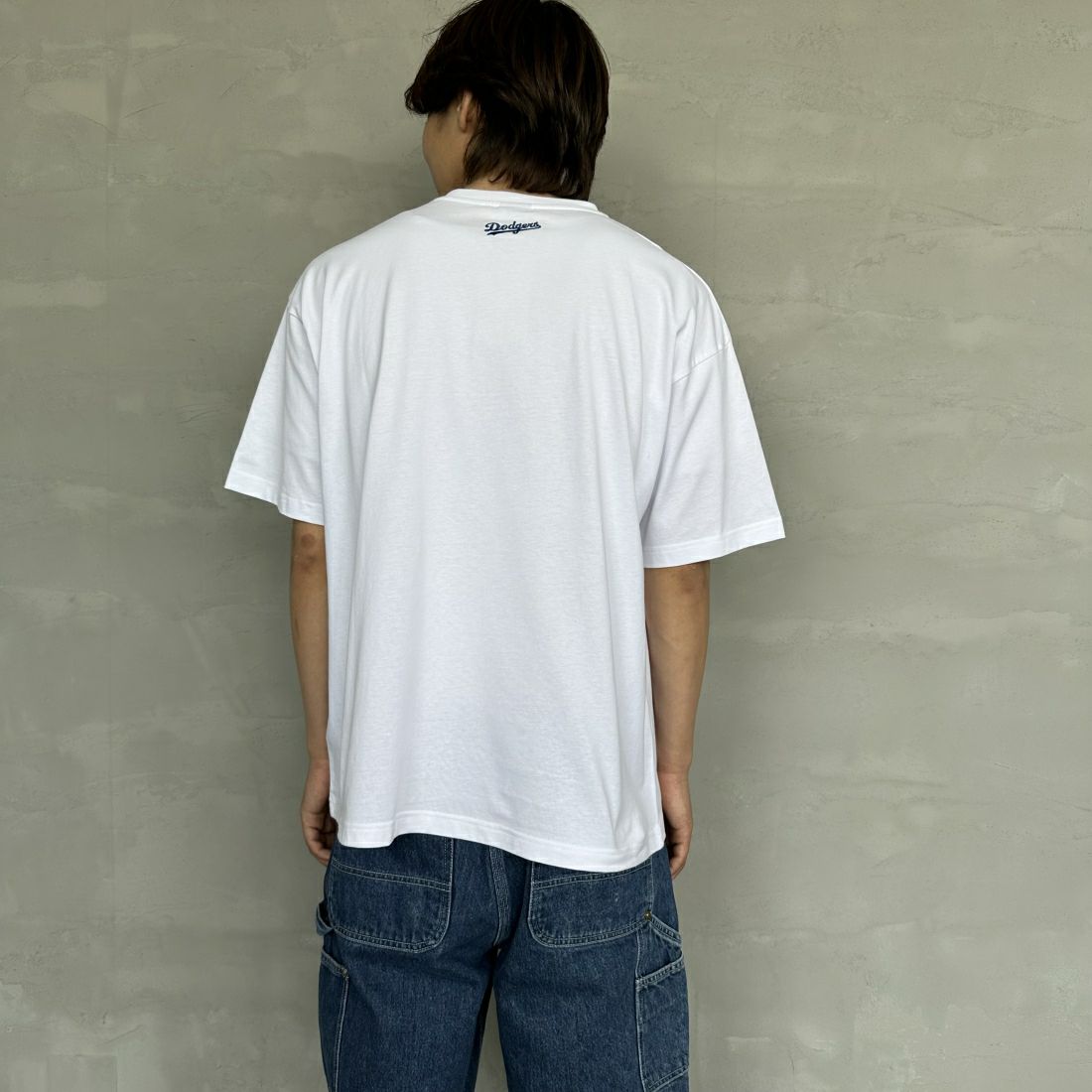 Fanatics [ファナティクス] 別注 MLBワンポイント刺繍ロゴ ショートスリーブTシャツ [ML0122SS0012-JF] WHITE