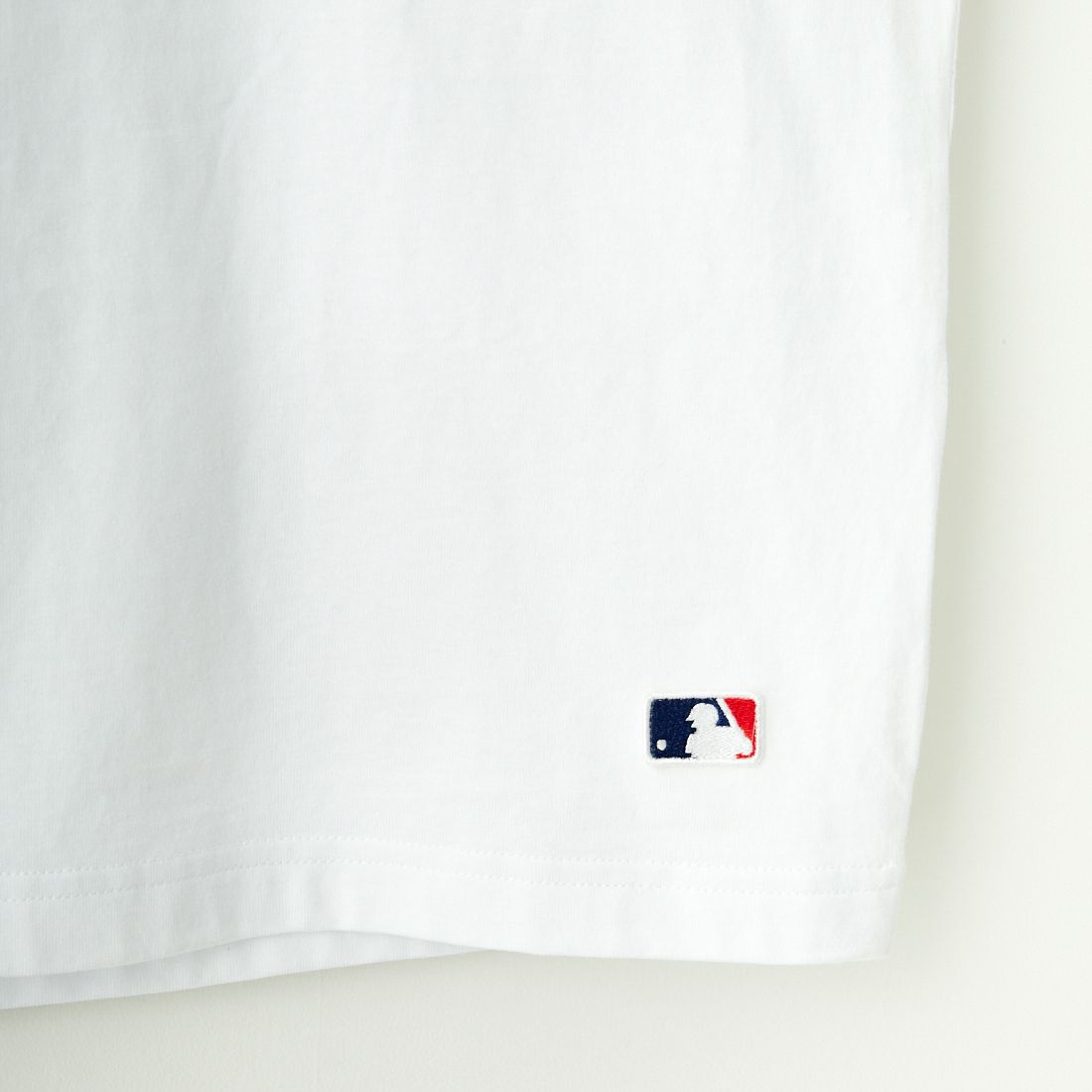 Fanatics [ファナティクス] 別注 MLBワンポイント刺繍ロゴ ショートスリーブTシャツ [ML0122SS0012-JF] WHITE