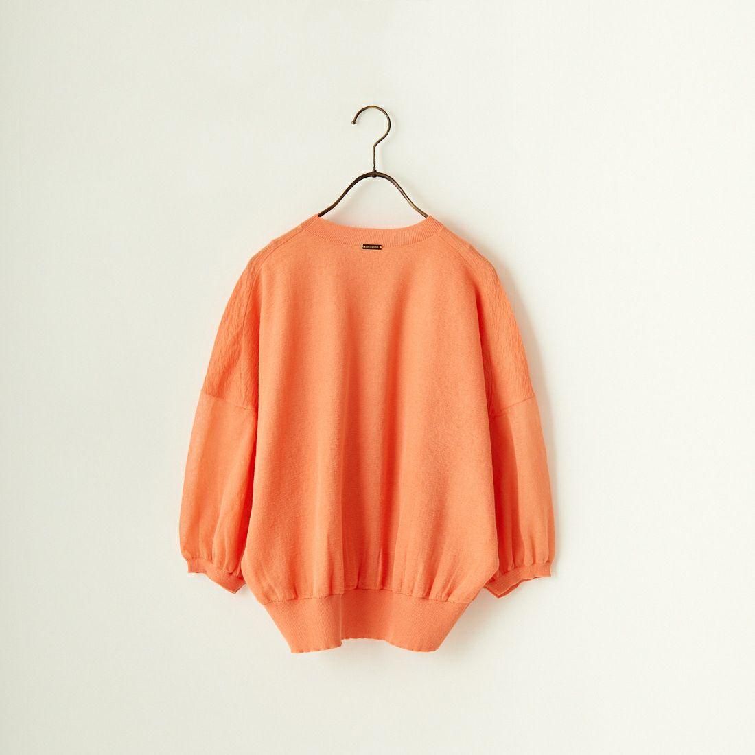 MICA&DEAL [マイカアンドディール] ギャザーニットプルオーバー [0124108015] ORANGE