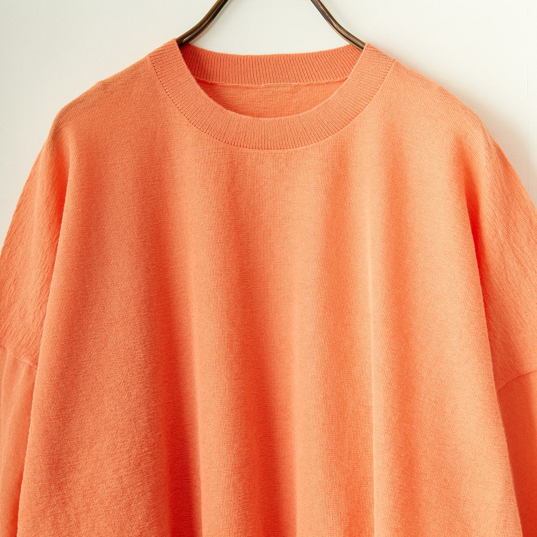 MICA&DEAL [マイカアンドディール] ギャザーニットプルオーバー [0124108015] ORANGE