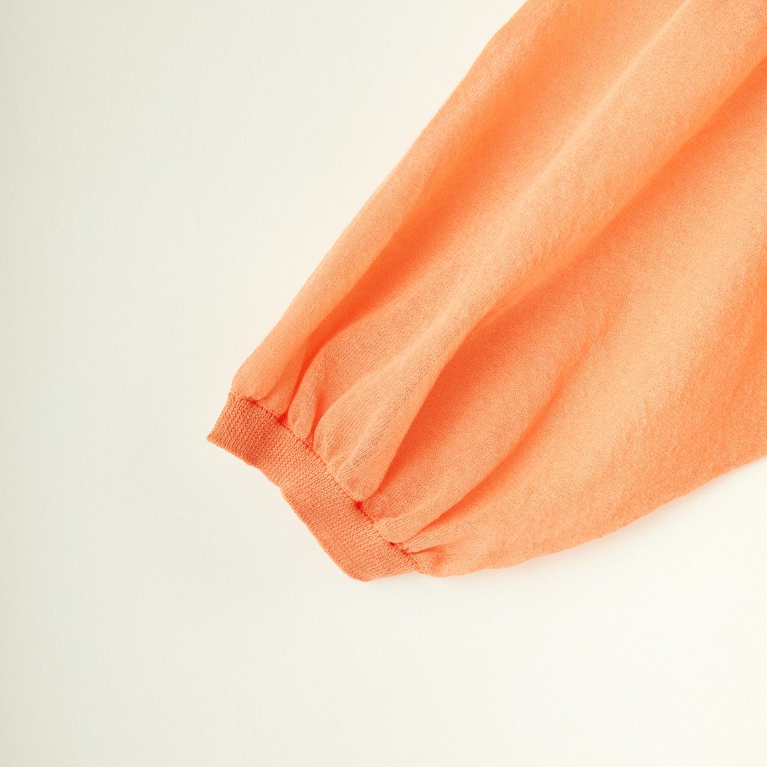 MICA&DEAL [マイカアンドディール] ギャザーニットプルオーバー [0124108015] ORANGE