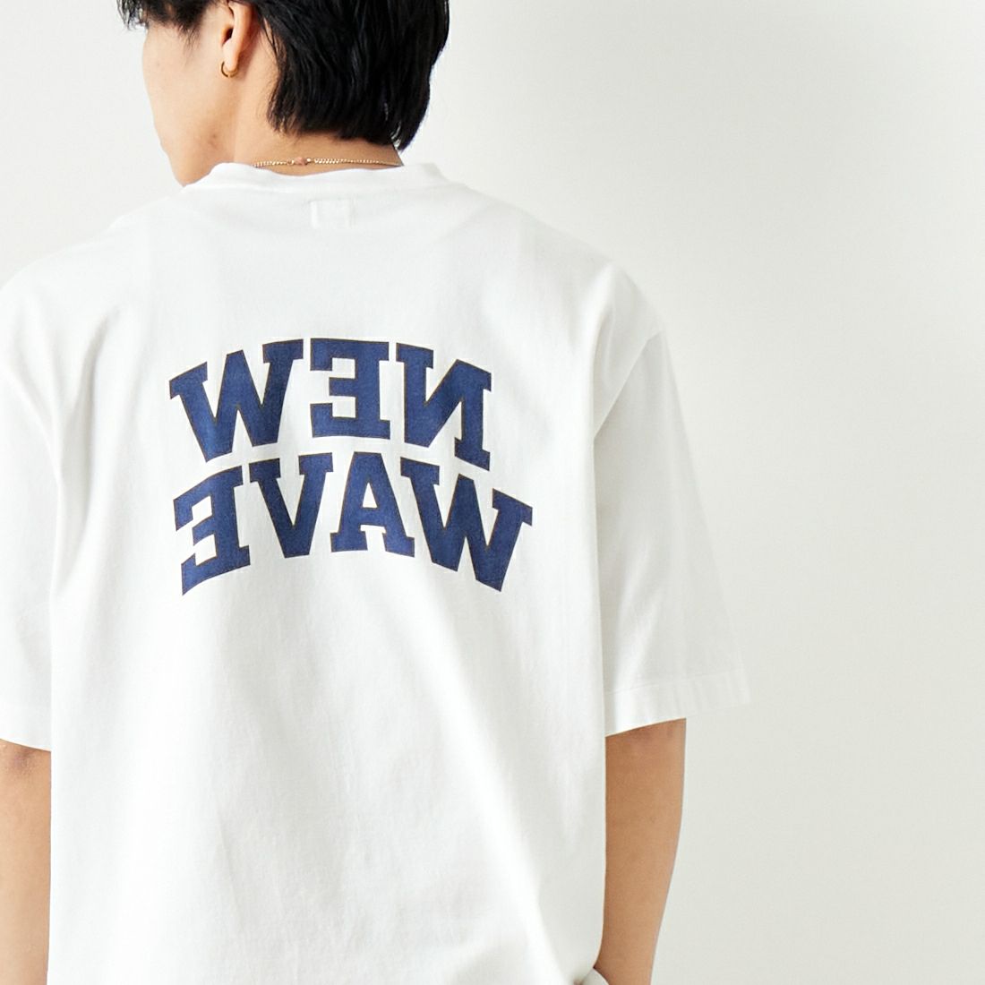 blurhms ROOTSTOCK [ブラームス ルーツストック] 別注 NEW WAVE プリントTシャツ [BROOTS24S34-JF] WHITE