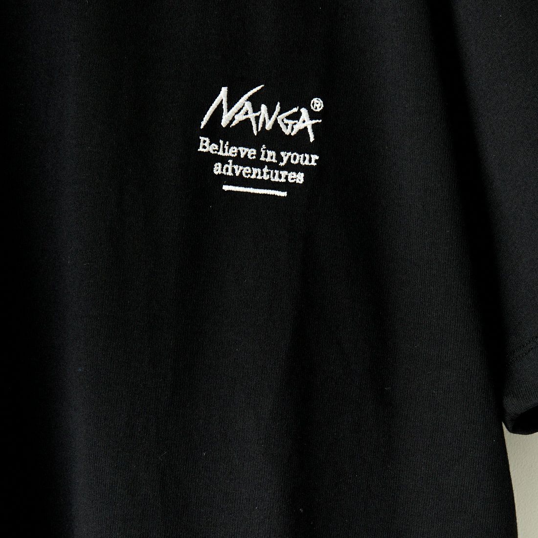 JEANSFACTORY × NANGA [ジーンズファクトリー × ナンガ] 別注 ヒストリーロゴ バックプリントTシャツ [NW24SS-JF2] BLACK