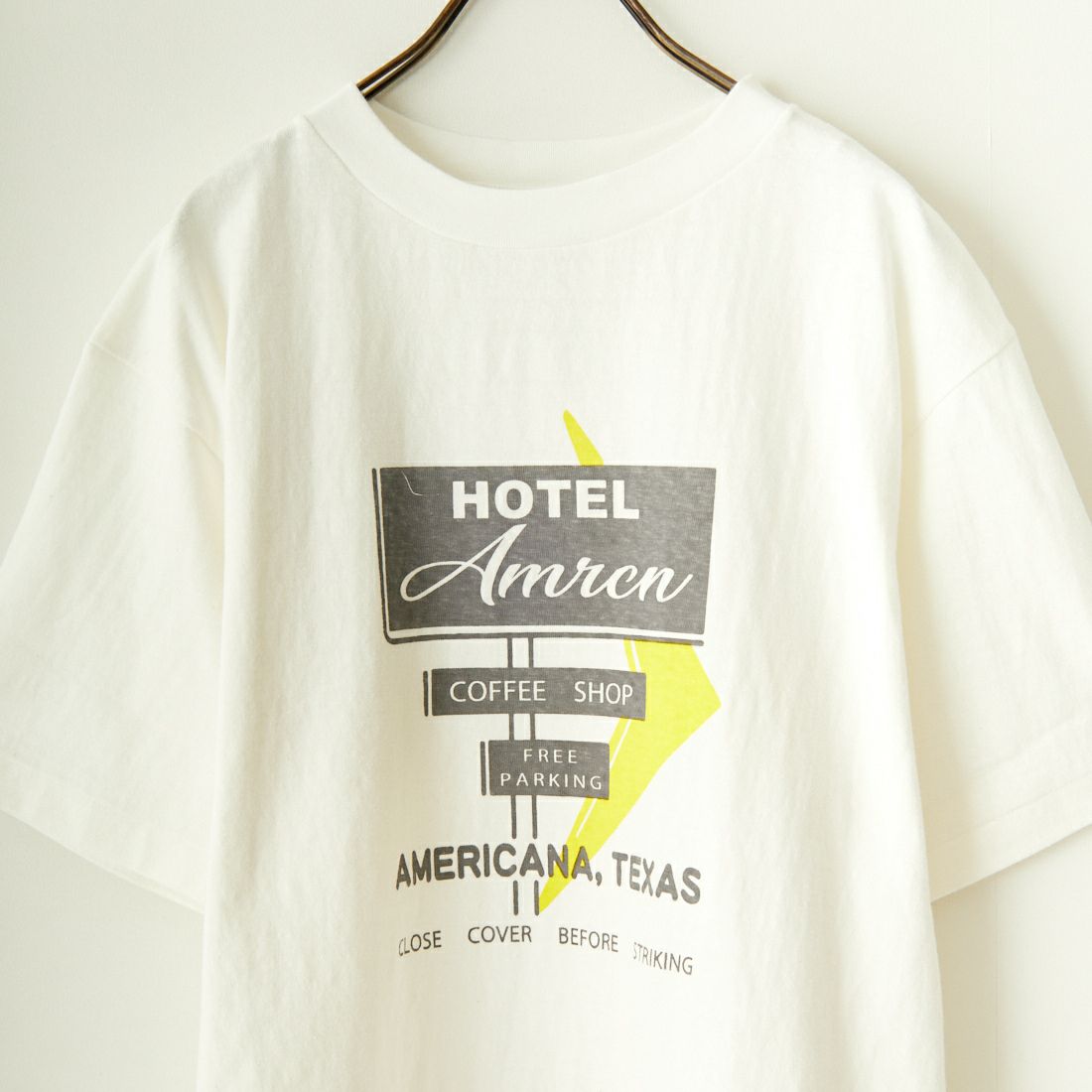 Americana [アメリカーナ] ショートスリーブ プリントTシャツ [BRF-701A-1] ｵﾌﾎﾜｲﾄ