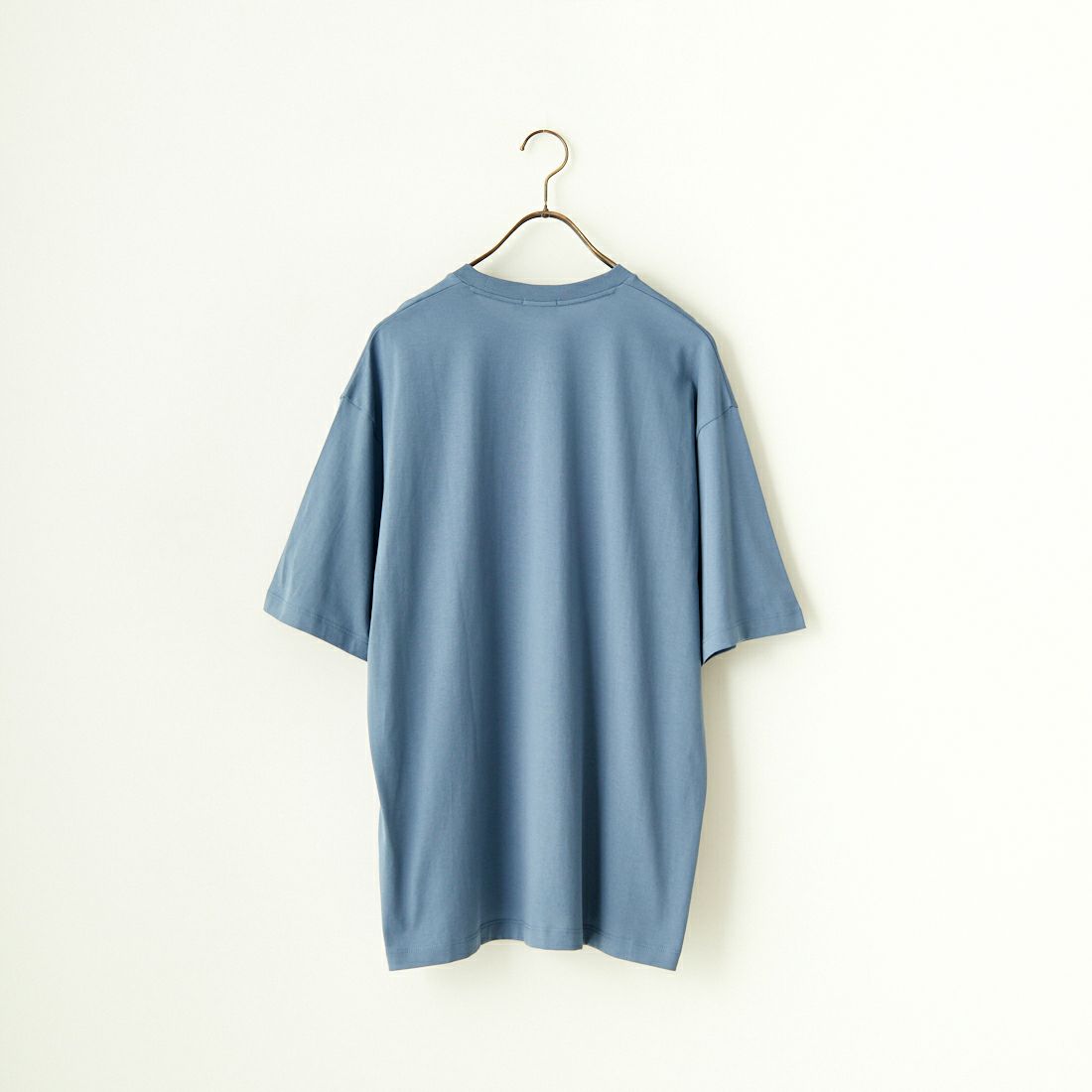 HANDVAERK [ハンドバーク] 60/2 ショートスリーブビッグTシャツ [6513] COBALT BLU