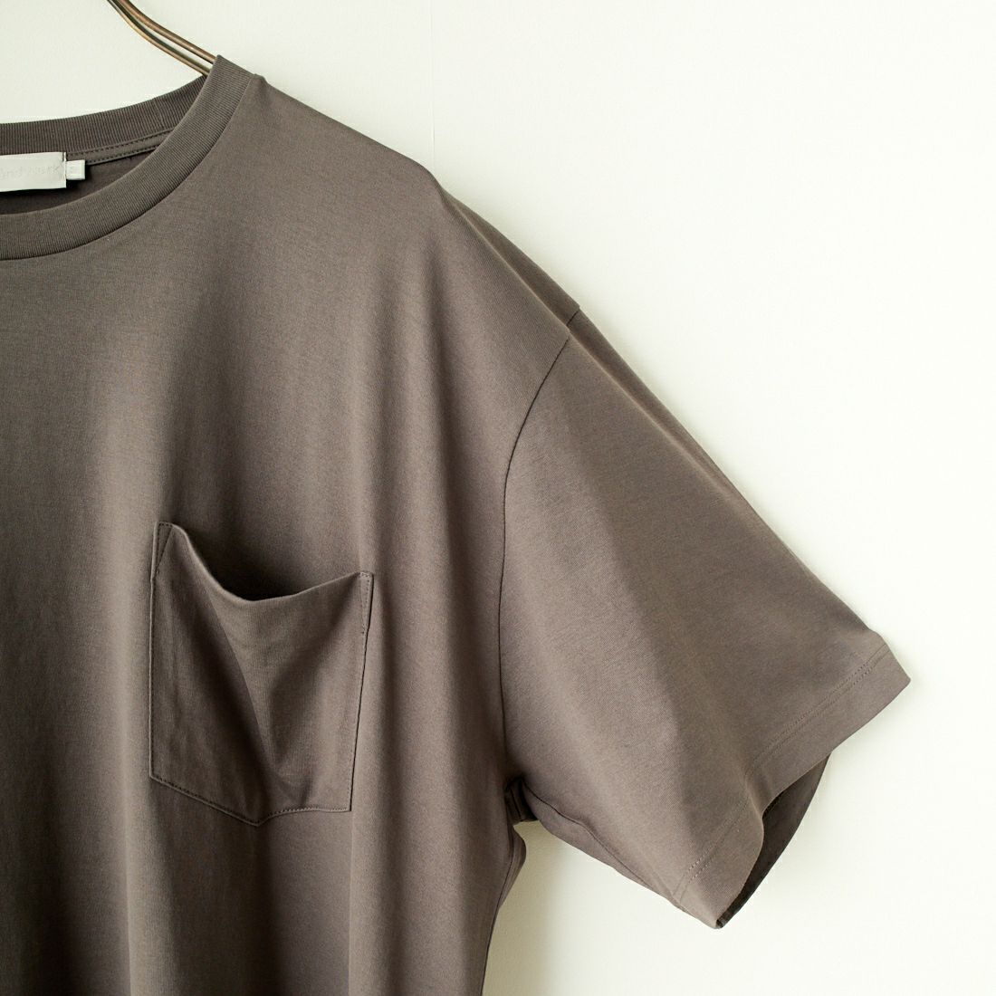 HANDVAERK [ハンドバーク] 60/2 ショートスリーブビッグTシャツ [6513] CARBON
