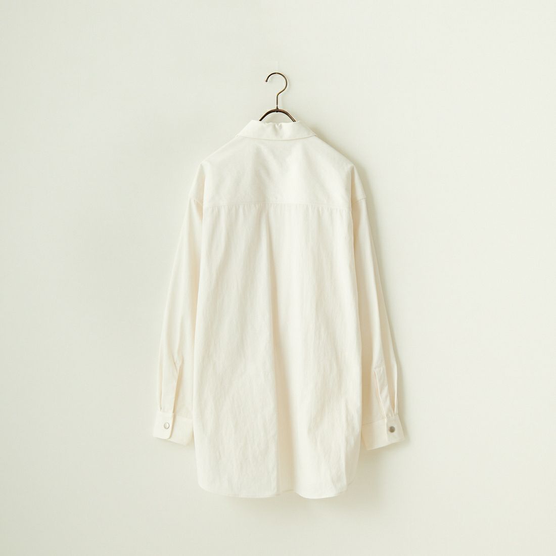 ATELIER BETON [アトリエベトン] チノクロスオーバーシャツ [241-06C] WHITE