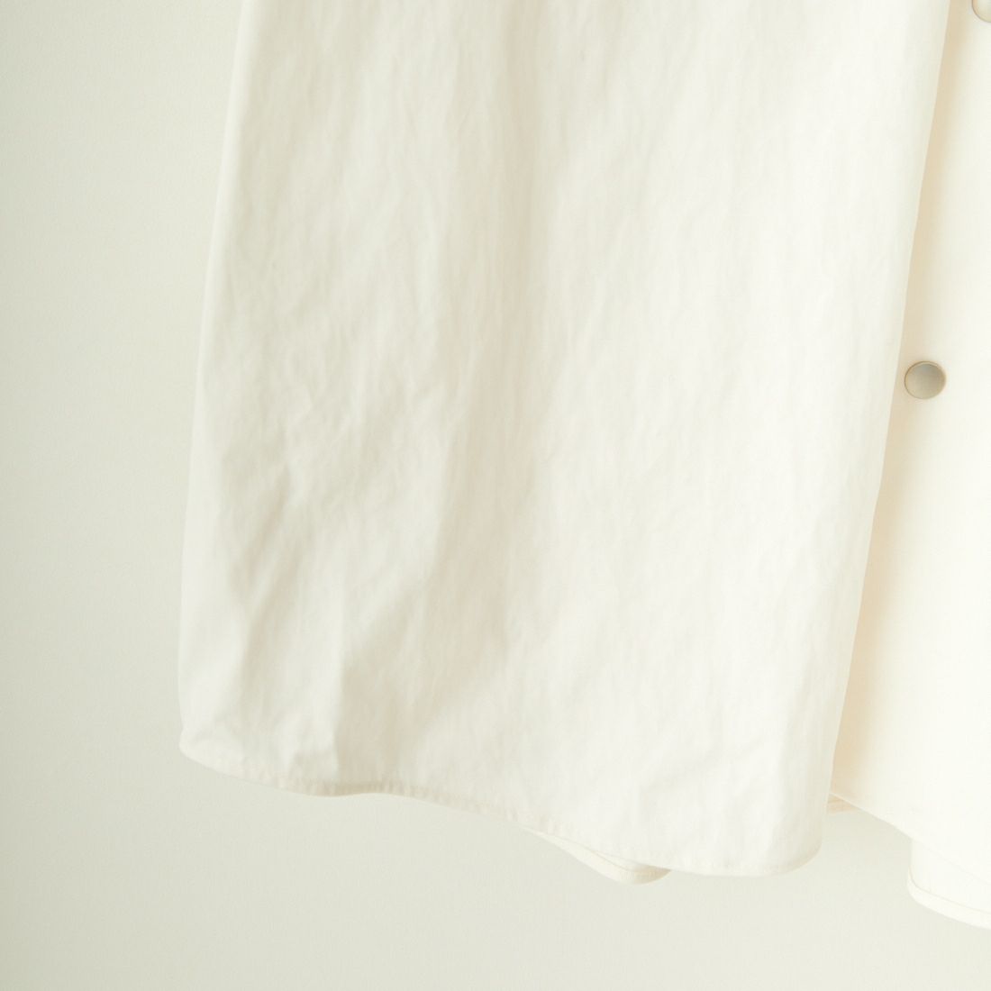 ATELIER BETON [アトリエベトン] チノクロスオーバーシャツ [241-06C] WHITE