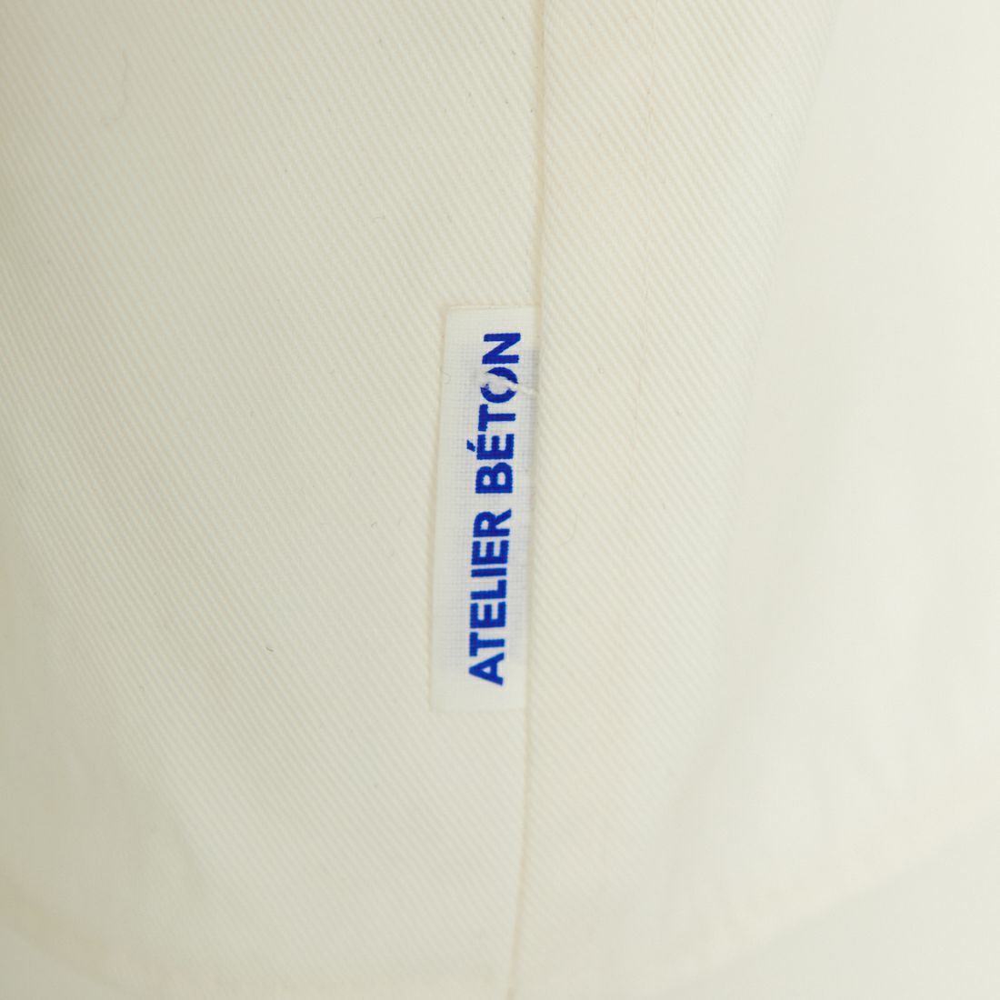 ATELIER BETON [アトリエベトン] チノクロスオーバーシャツ [241-06C] WHITE