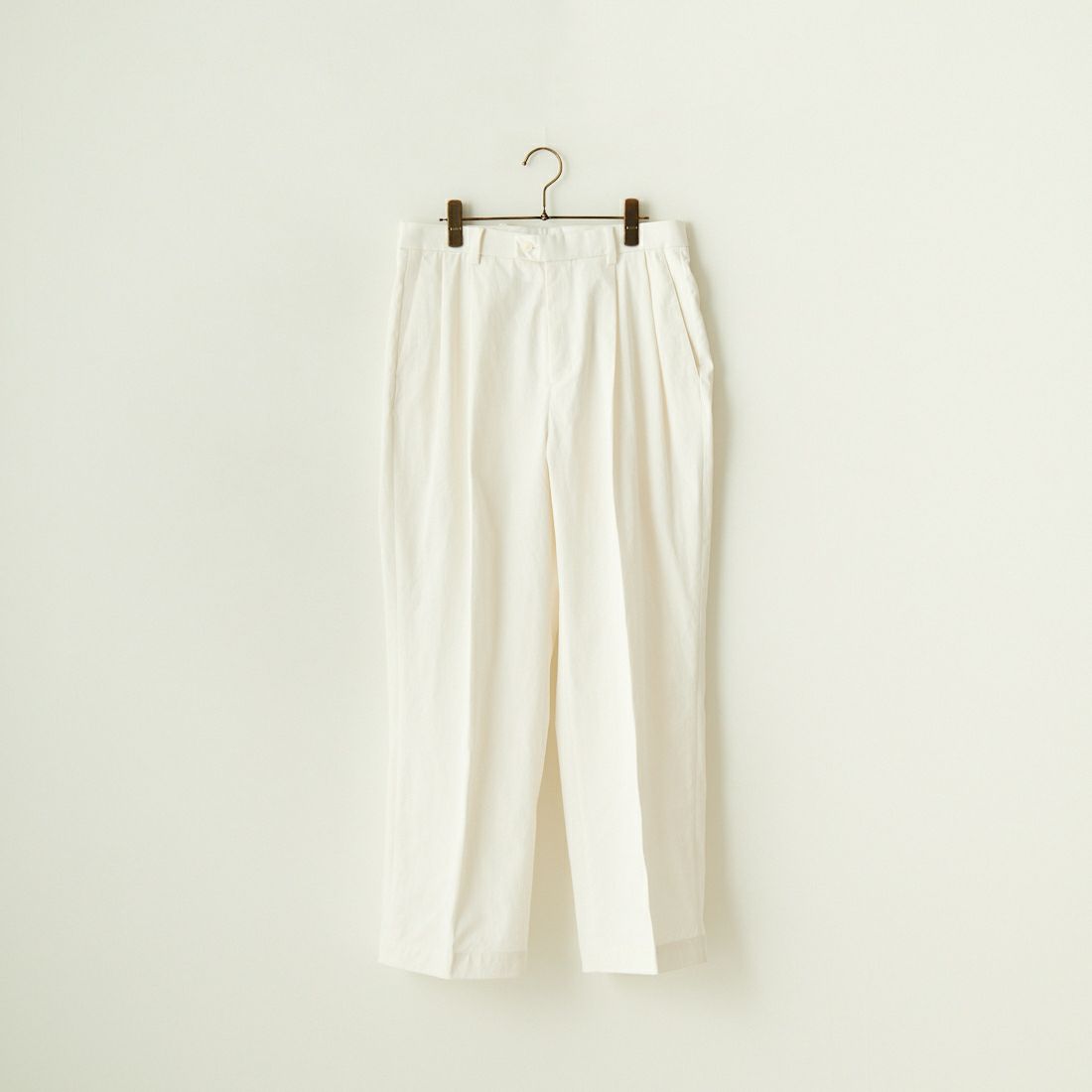 ATELIER BETON [アトリエベトン] チノクロスタックパンツ [241-08C] WHITE