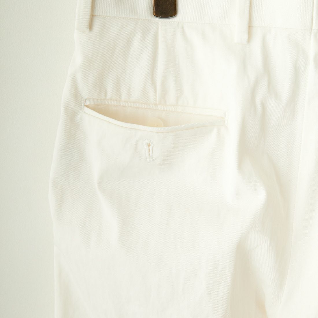 ATELIER BETON [アトリエベトン] チノクロスタックパンツ [241-08C] WHITE